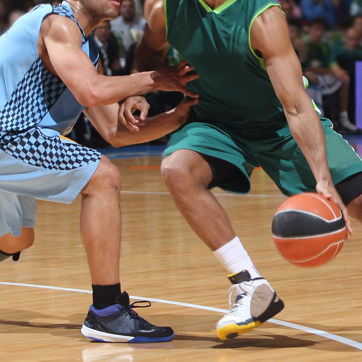 Calcetines deportivos de baloncesto que absorben la humedad, calcetines tobilleros para hombre y mujer, 1/5/6 pares