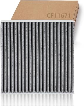 Cabin Air Filter with Activated Carbon, Car Fresh Breeze Air Filter Replacement for Car Passenger, Premium Cabin Air Filter includes Activated Carbon, Car Accessories