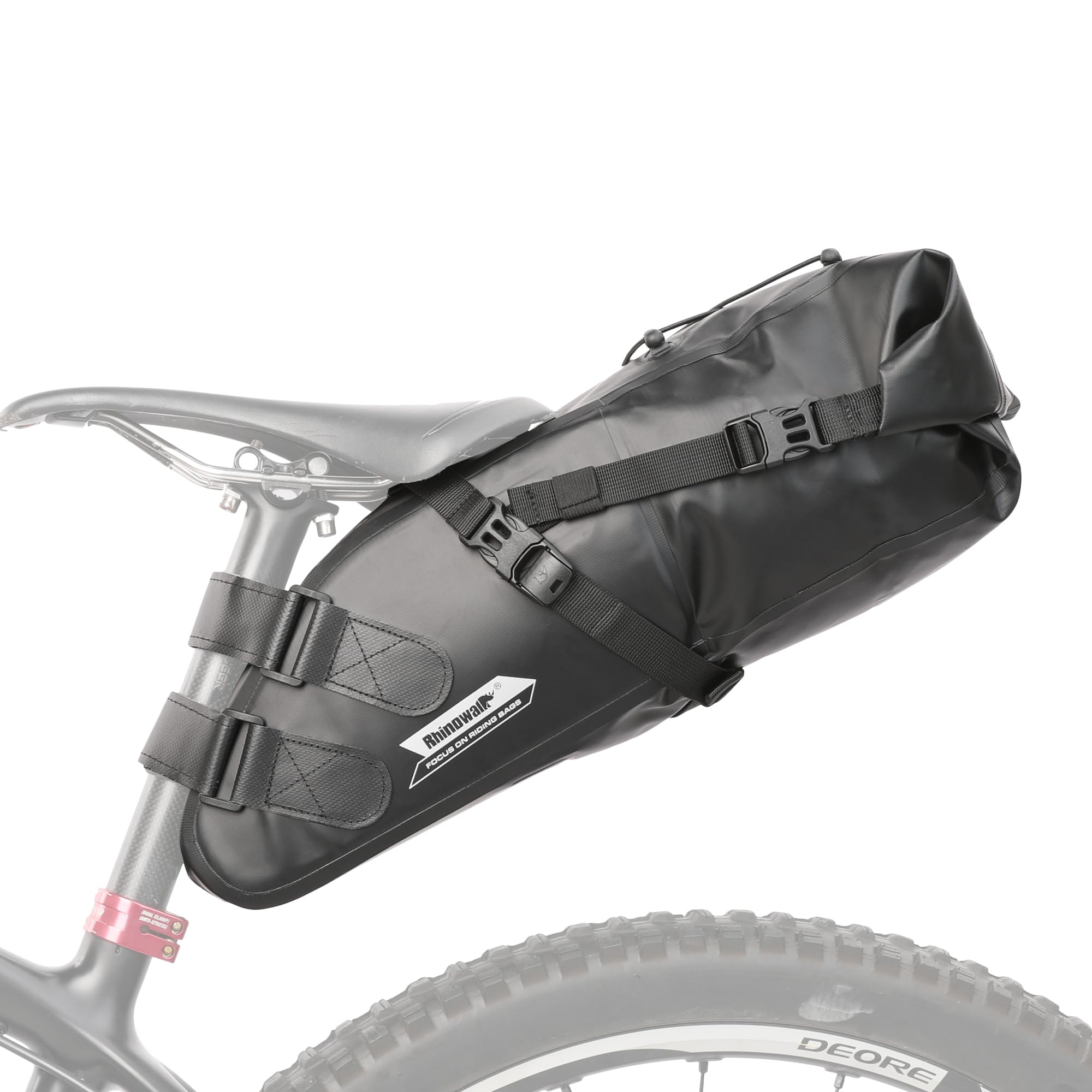 Rhinowalk Bike Saddle Bag - 1.5/5/10/13L Waterproof Cycling Seat Bag for Mountain & Road Bikes