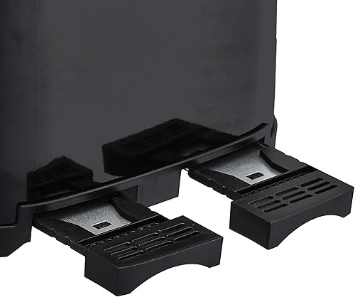 Miniatura 5 de Tienda Basics Tostadora de 4 rebanadas, 6 ajustes de tostado, bandeja extraíble para migas, función de bagel y descongelación, botón de cancelación,