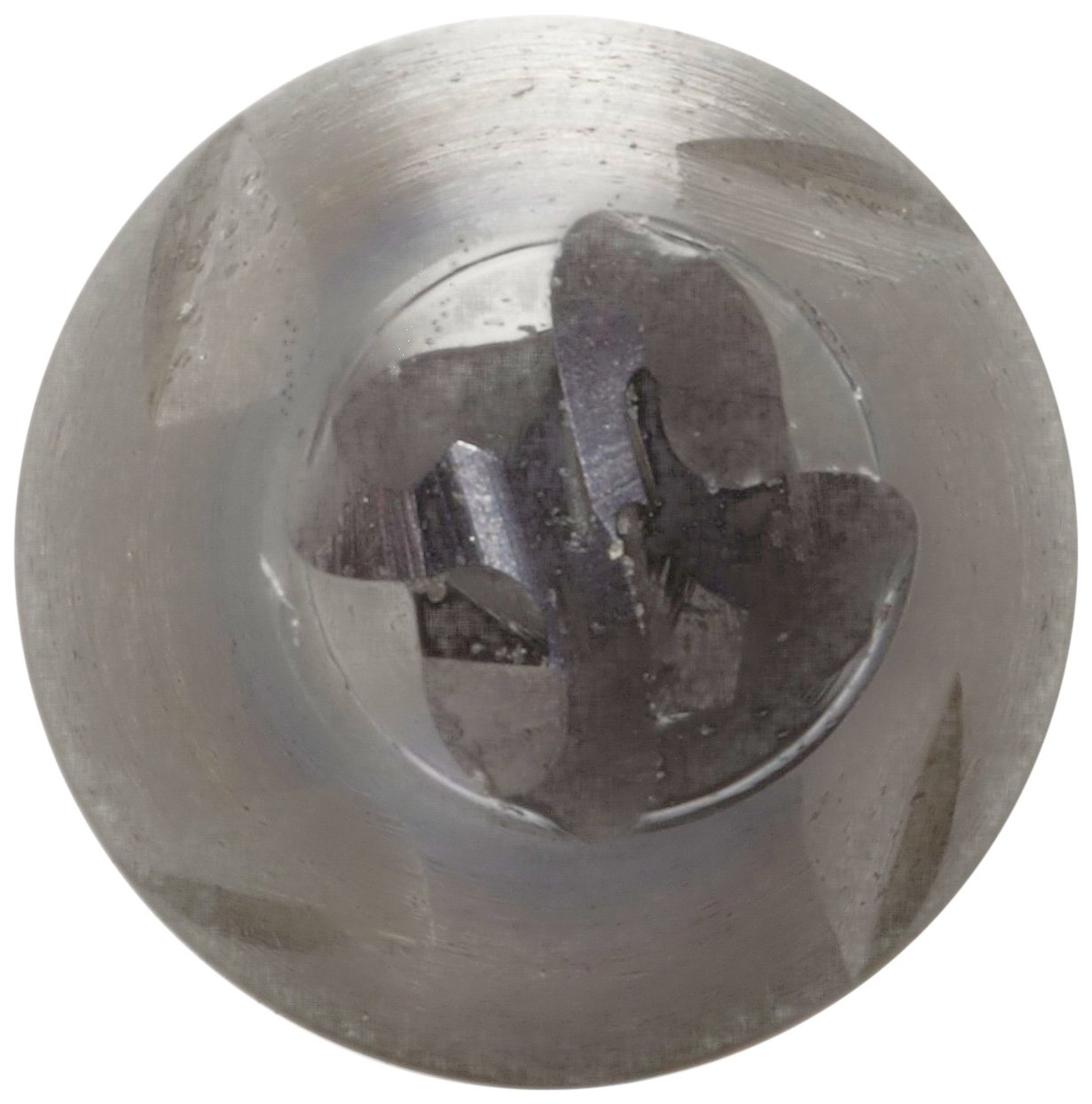 17006153 Carbide Ball Nose End Mill, Inch, TiAlN Finish, Roughing and Finishing Cut, 30 Degree Helix, 4 Flutes, 3' Overall Length, 0.500' Cutting Diameter, 0.500' Shank Diameter