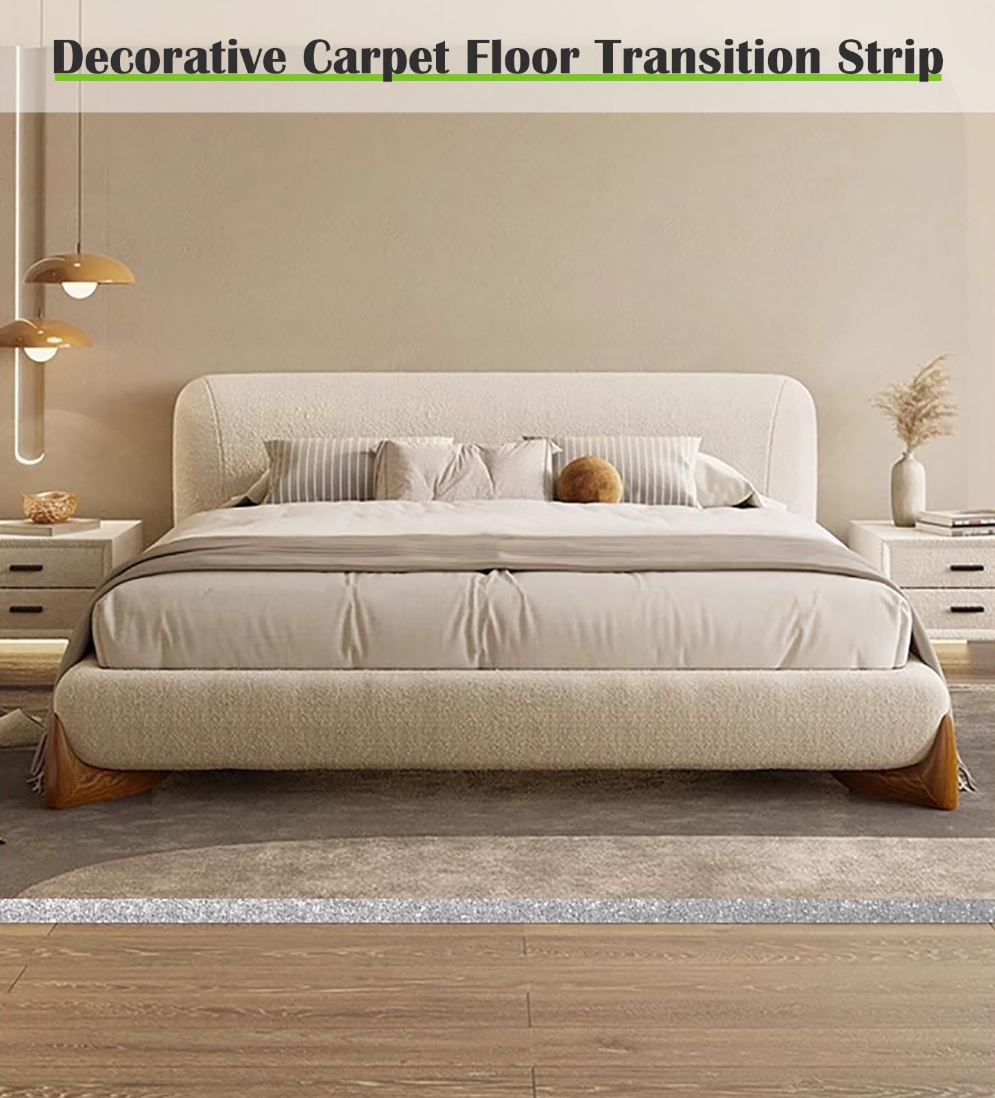 rampa per porte, Bordatura decorativa antideformazione for bordi di tappeti