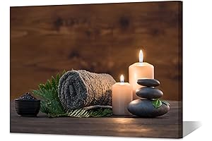 uoppoum, Spa Wall Art Canvas Prints for Massage and Bathroom Decoration