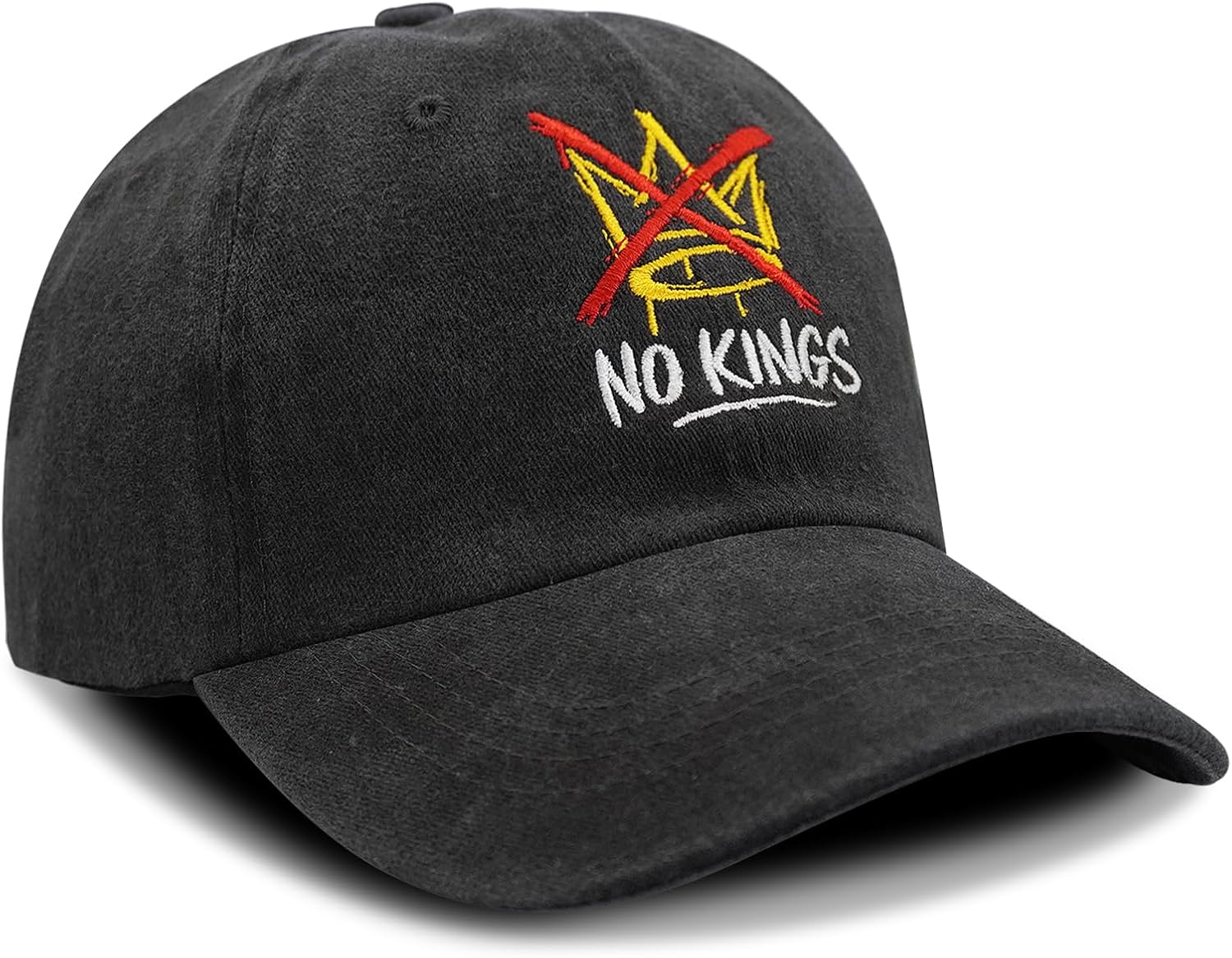 American Flag Patriotic Baseball Cap | Embroidered USA Flag 100% Cotton Adjustable Hat for Men & Women - Image 8