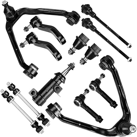 Front Upper Control Arm Kit Compatible with 2002-2006 Cadillac Escalade, 1999-2007 Chevrolet, 1999-2007 GMC -(4WD, 6-Lug Models Only, Excludes HD Versions)
