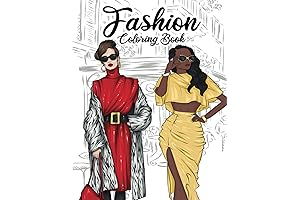 Fashion Coloring Book: Coloring with Coco Vol 1