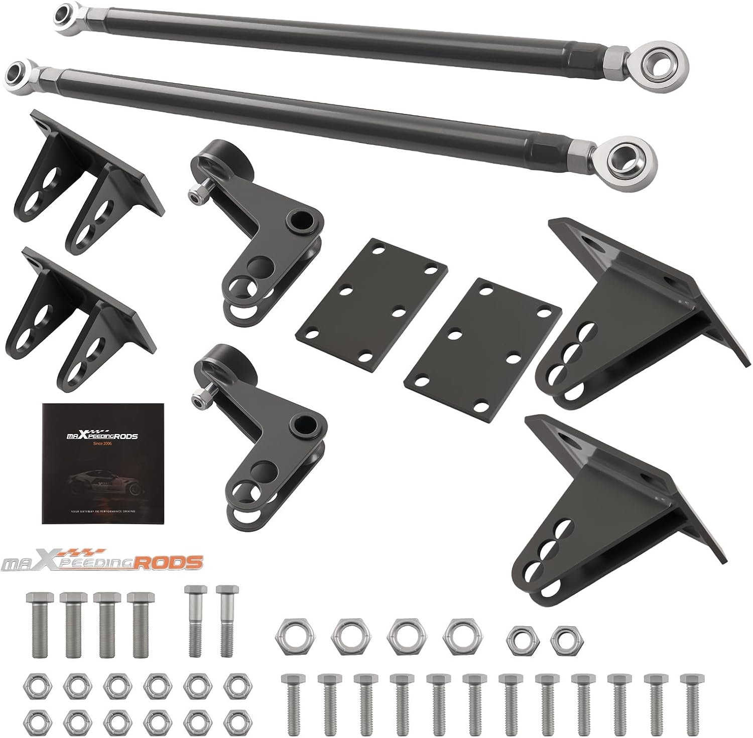 maXpeedingrods Rear Traction Bar Kits for 1999-2018 Chevrolet Silverado/GMC Sierra 2WD 4WD