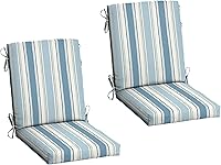 Vista 71 de Cojín para silla de comedor exterior Arden, 20 x 20 pulgadas, resistente a la lluvia, resistente a la decoloración, Alana Tile