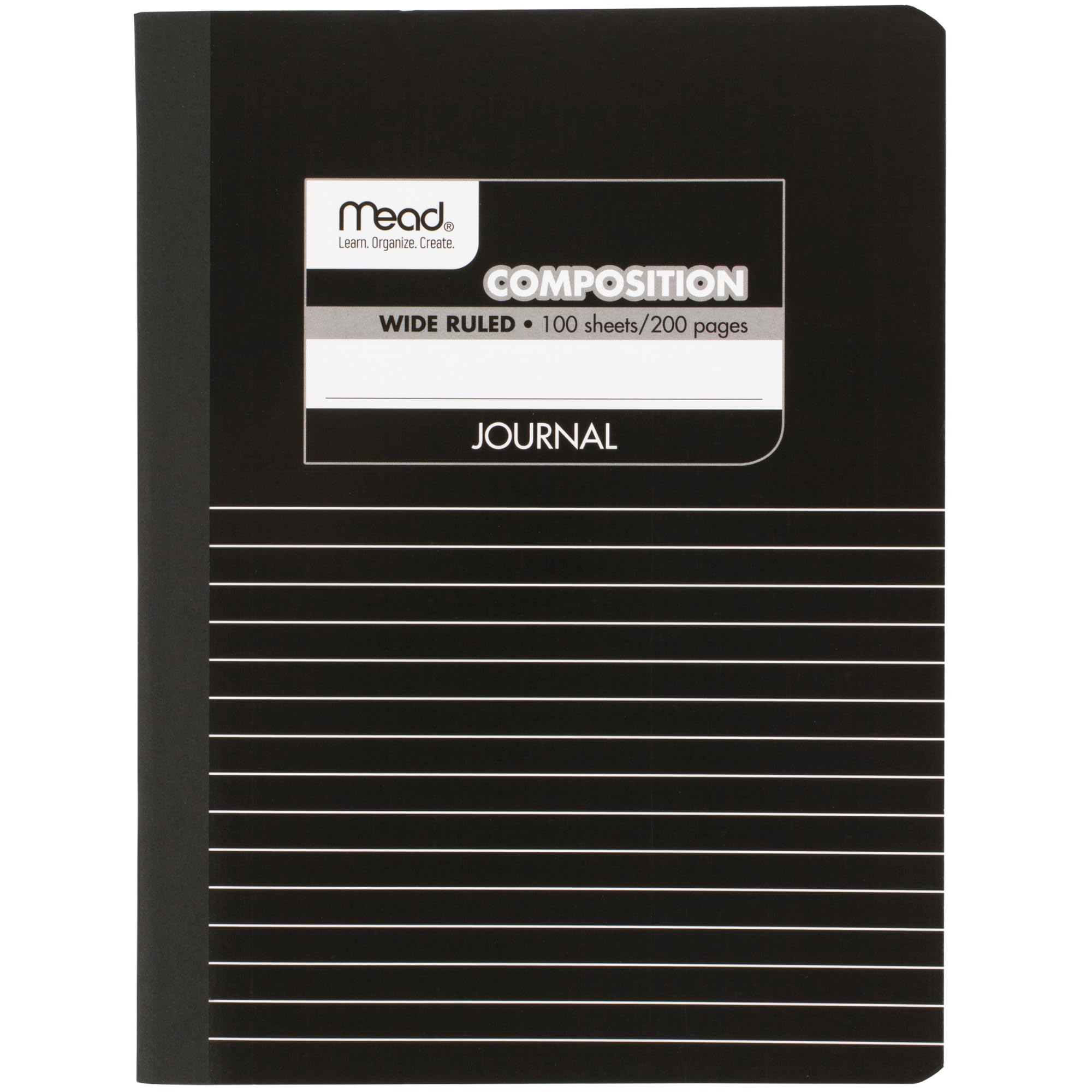 Mead Composition livre, journal/ordinateur portable, 9–3/4 x 7–1/5,1 cm, EN Marbre noir, 12-pack (09920)