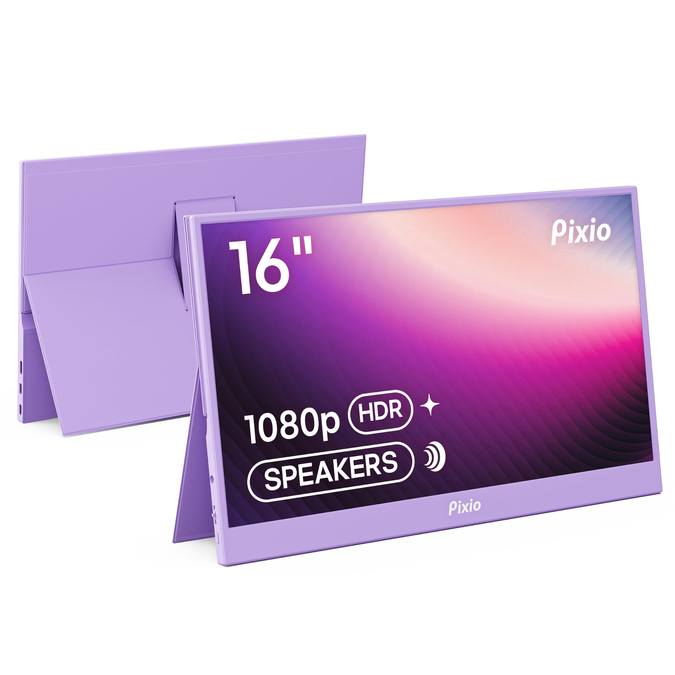 Amazon.com: Pixio PX160 Wave Purple Portable Monitor 15.6 inch