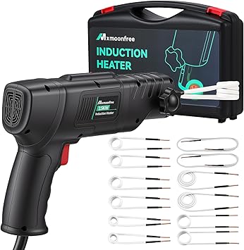 2500W Induction Heater Bolt Removal, Induction Bolt Heater Tool with 12 Coil and Rugged Carrier Case to Safely Remove Nuts, Bolts, Screw, 110V