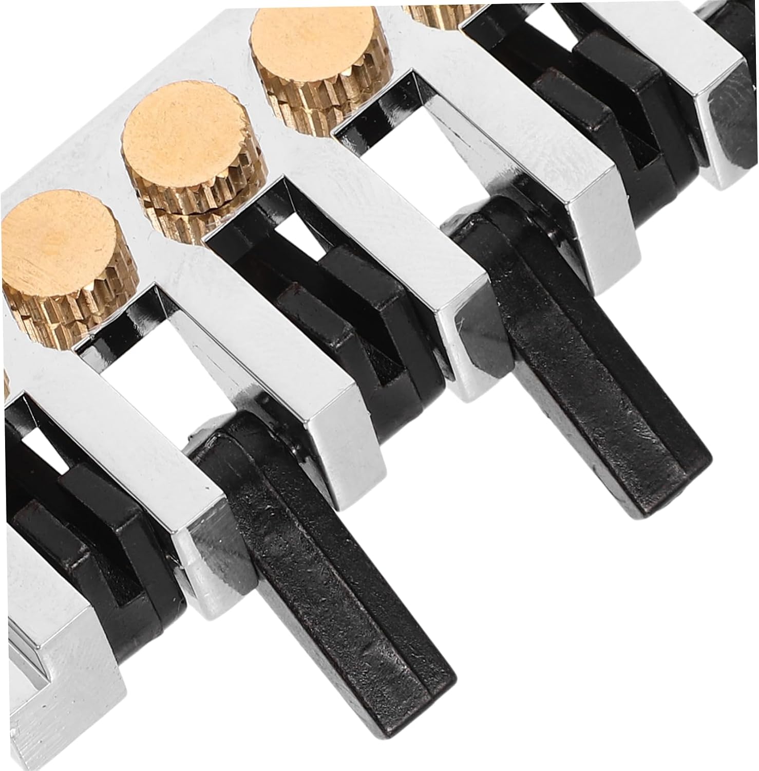 Electric Guitar TP-6 Bridge Tailpiece Fixed Metal Saddle for ES String Drawing Board Compatible 70s Style