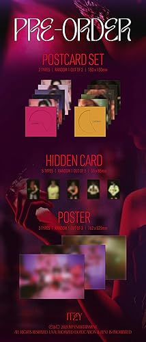 Miniatura 4 de Itzy  Guess Who Día+Noche+Día y Noche Completo Set ver. Pre Order 3CD+3Photolook+3 Poster 3Plegado+Otros con Seguimiento, Pegatinas Decorativas,