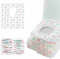 Copriwater Monouso Antibatterico - 35 Pezzi Impermeabili Per Bambini E Adulti, Ideali Per Viaggi E Bagni Pubblici