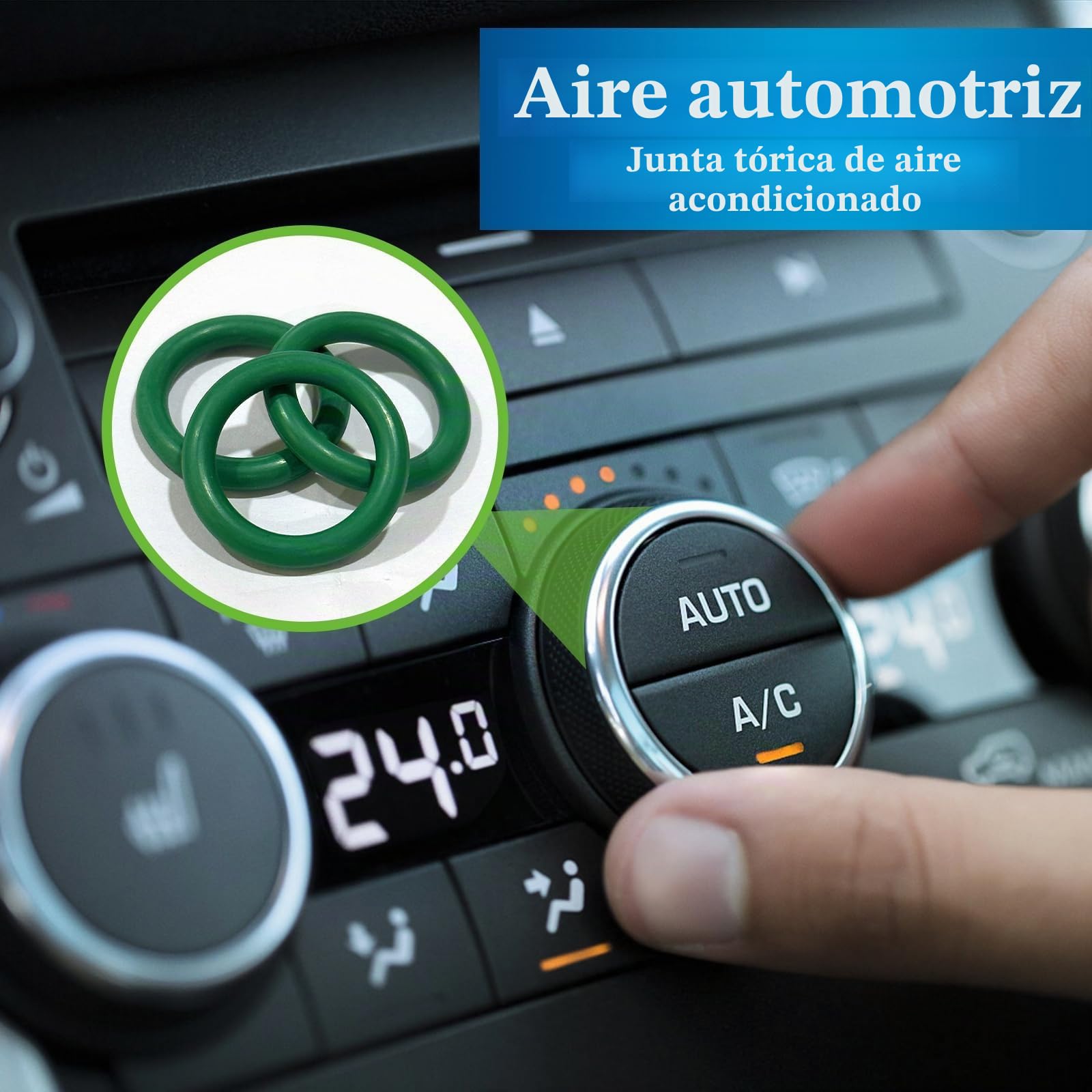 ZDBB Juego de 595 juntas tóricas de CA para automóviles, SAE y métricas para aire acondicionado, compresor de aire acondicionado de coche y reparación profesional de sellos de grifo de fontanería con