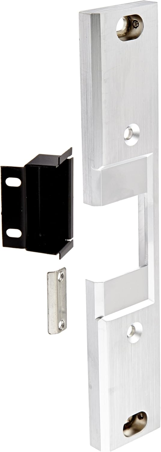 HES 791 Faceplate For HES 7000 Series Electric Strikes For Cylindrical Locksets Satin Brass