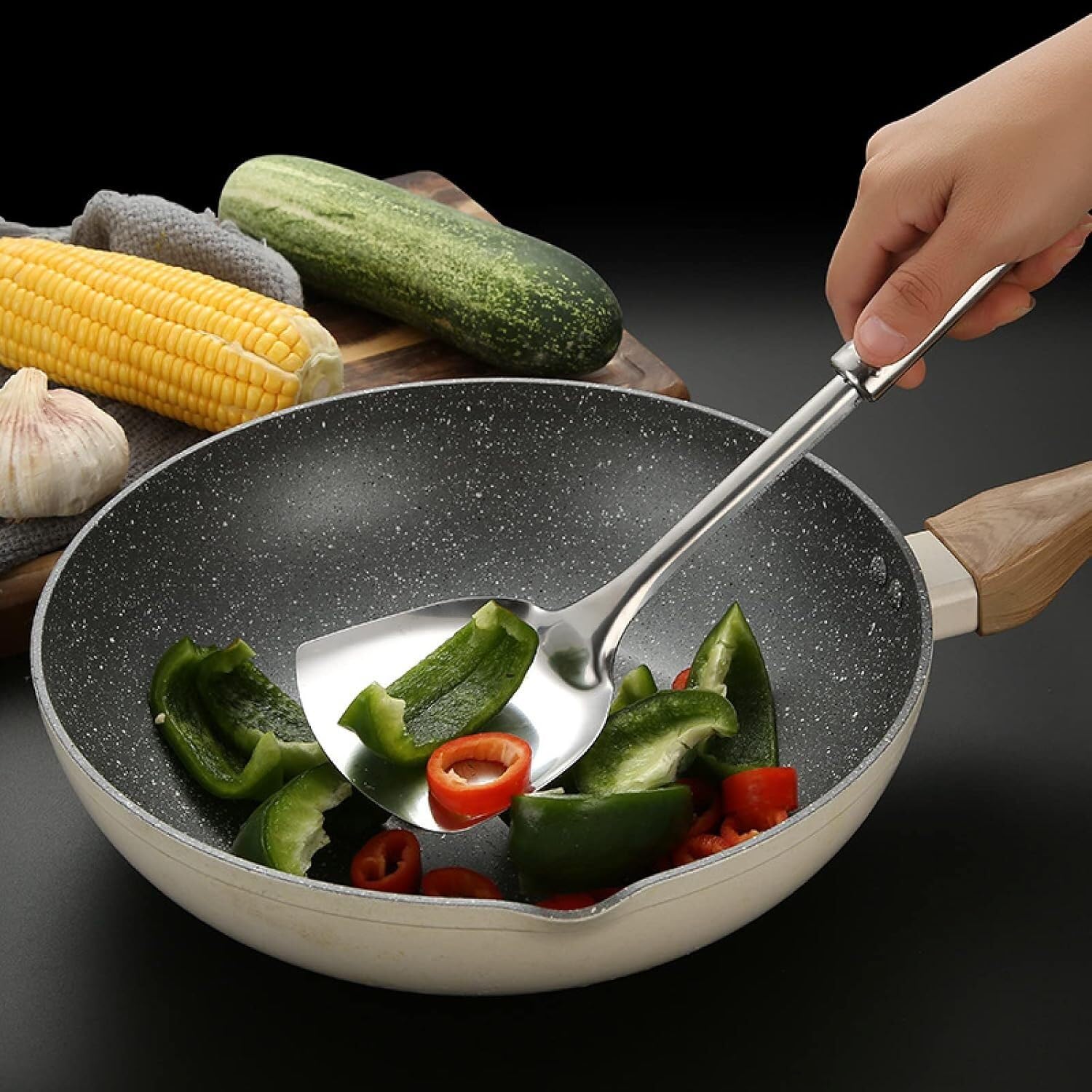 Küchenutensilien-Set, Kochutensilien-Set Aus Edelstahl, 6-teilig