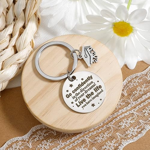 Miniatura 6 de Graduation Gifts for Her Him 2024,Back to School Inspirational Gifts,Graduation Keychain for Nurse Teacher Master Grads