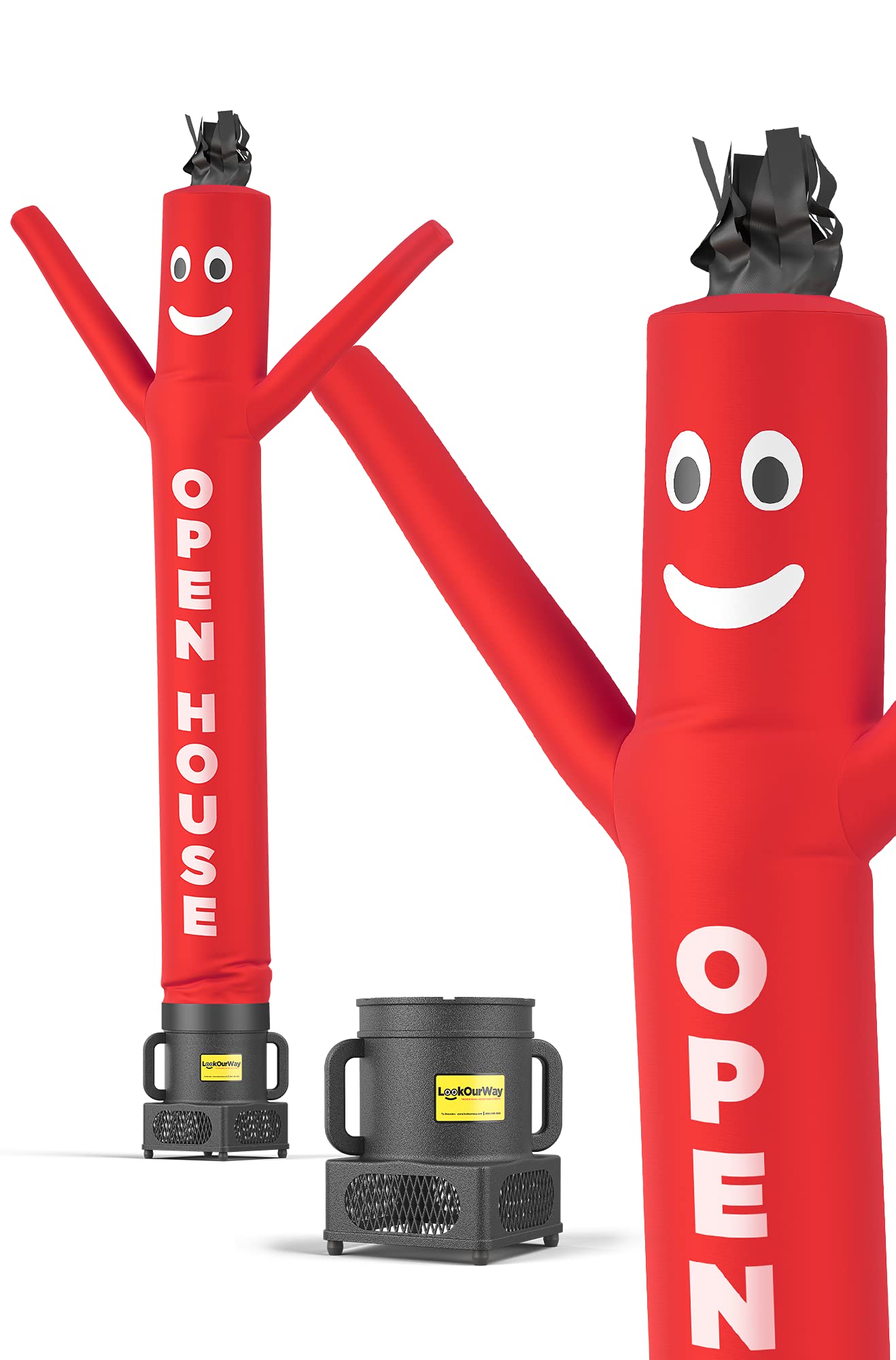 Buy LookOurWay Air Dancers Inflatable Tube Man Set, 6Feet Wacky Waving Inflatable Tube Guy with