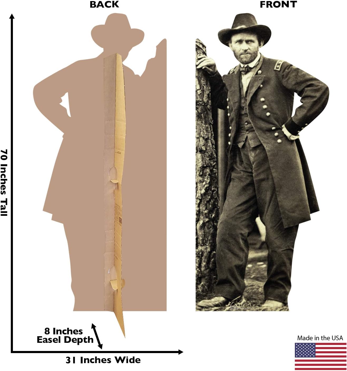 Cardboard People Ulysses S Grant Life Size Cardboard Cutout Standup