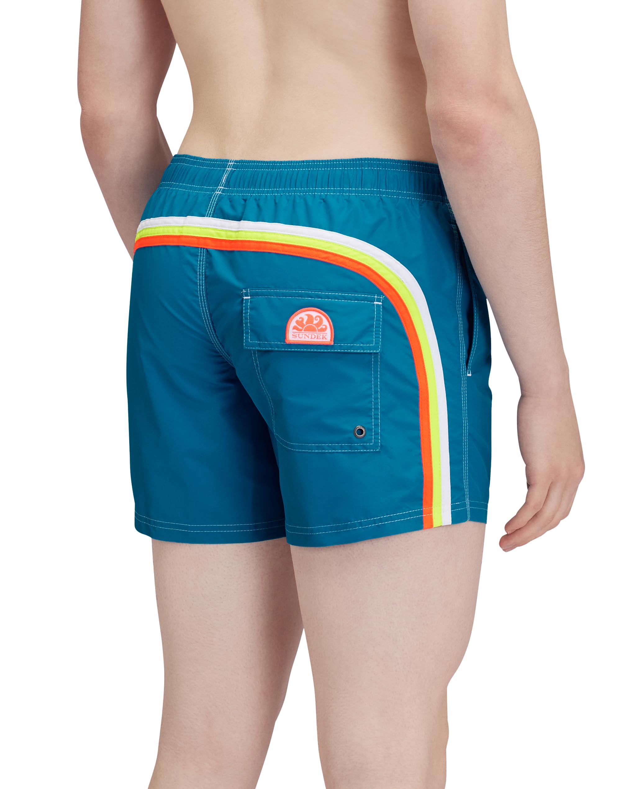 Sundek Men's A5001 - Alisei Elastic Waist Boardshort, Swim Trunks 14" Length 5" Inseam, Extra Large