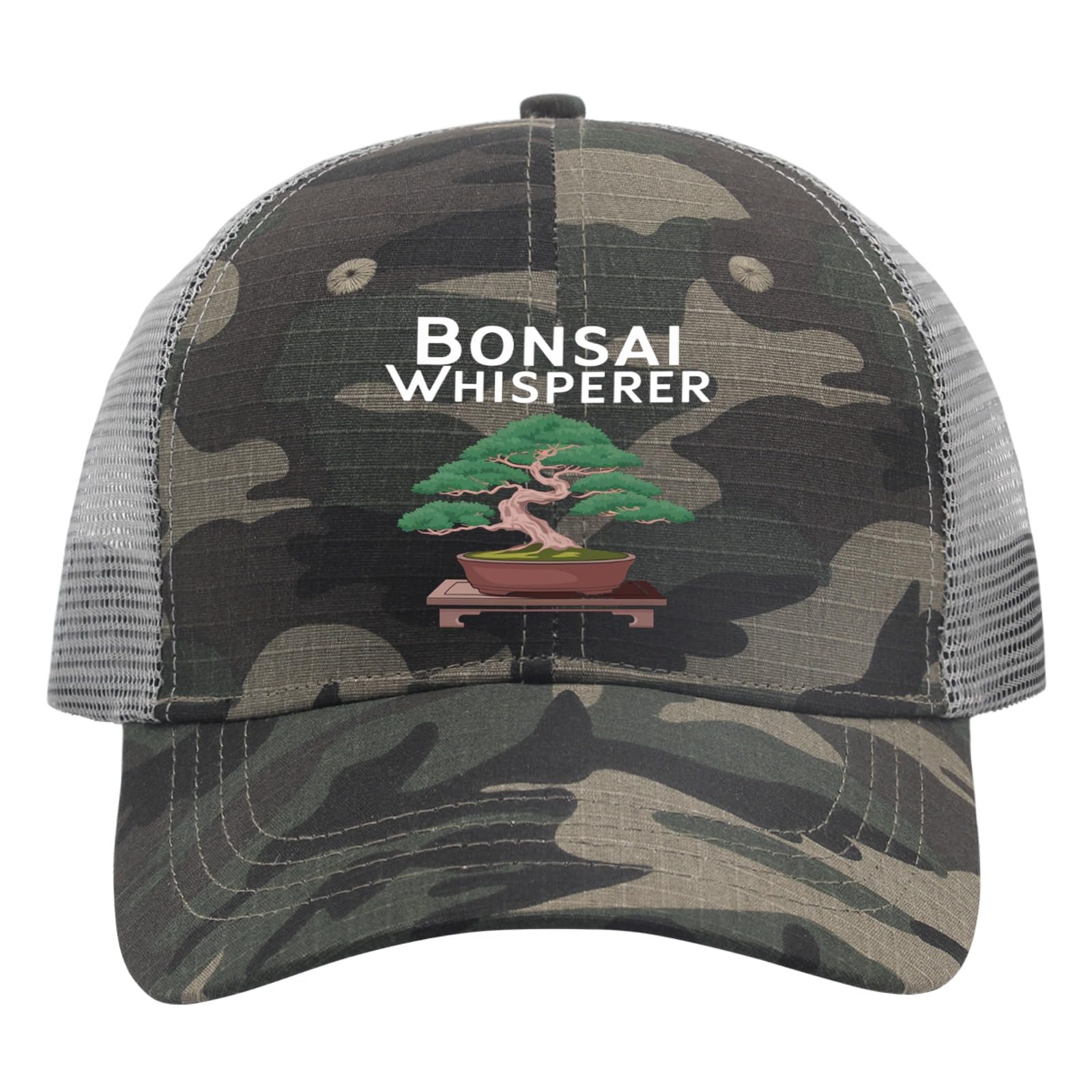 Bonsai Whisperer Caps Garden Hat AllBlack Fishing Hat Gifts for Him Cycling Cap