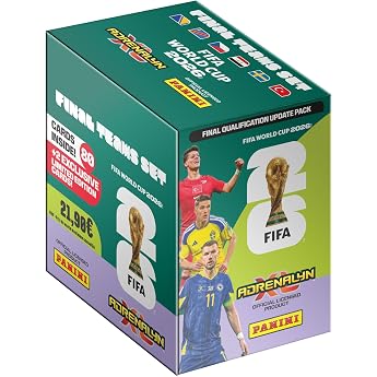 FIFA World Cup 2026 Trading Cards Game - Update Set with 80 Cards + 2 Limited Edition Cards