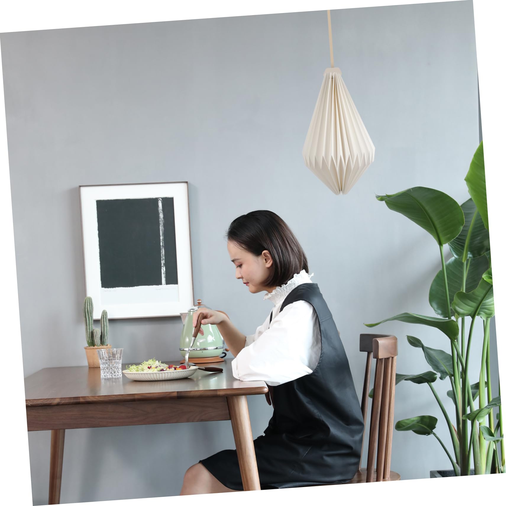 FRCOLOR 2pezzi Paralume Origami Copertura Luminoso Per Lampade Stile Semplice e Creativo Per Camera Da Letto e Ambienti Accoglienti