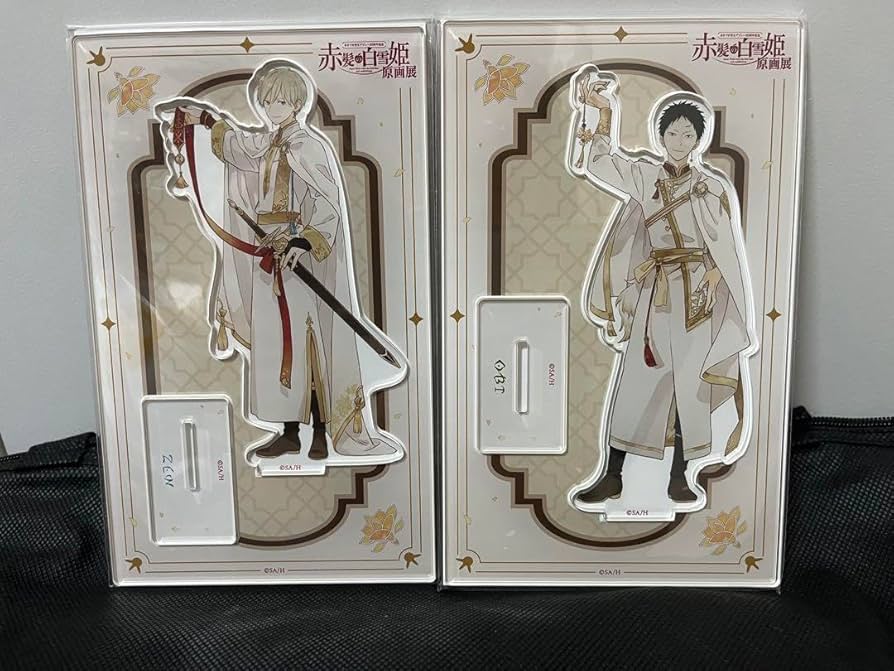 赤髪の白雪姫　オビ　アクリルスタンド Amazon.co.jp: 新商 赤髪の白雪姫 ステンドグラス風 アクリル