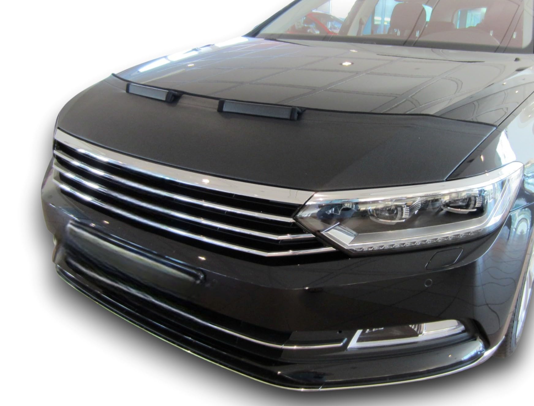 AB-00818 Auto BRA kompatibel mit VW Passat B8 3G 2014-2024 Haubenbra Steinschlagschutz Tuning Bonnet Bra Motorhaubenschutz
