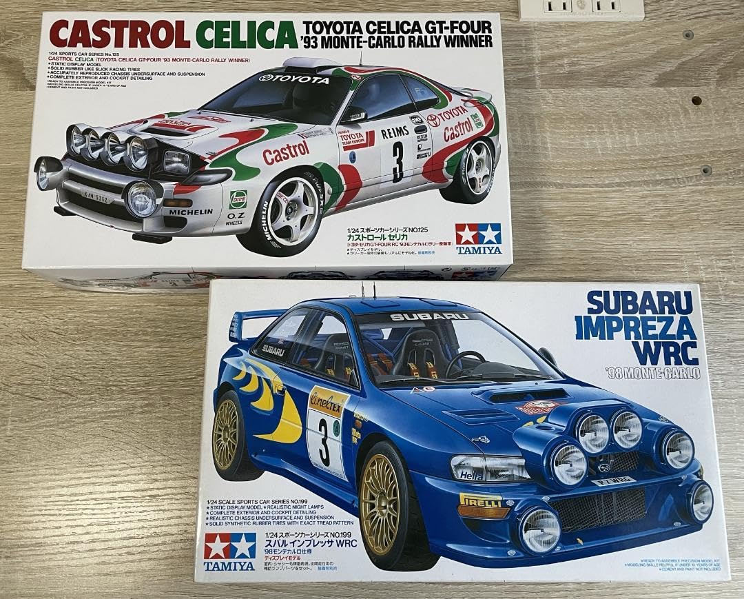 Amazon.co.jp: タミヤ インプレッサ WRC 98 カストロール セリカ 93 2 