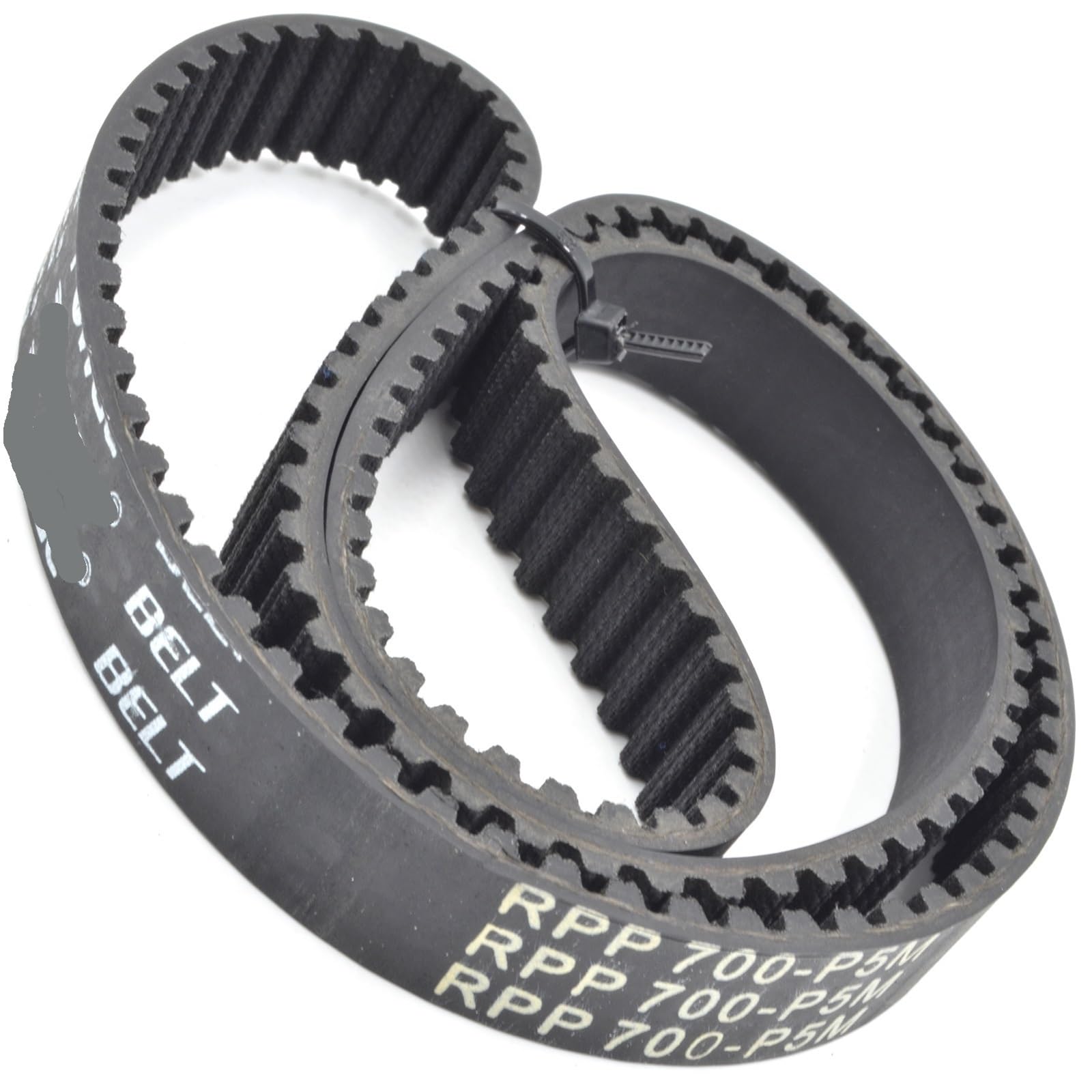 RPP5M P5M Correa dentada Lp= 535 540 550 565 575 580 600 610 615 620 645 680 690 720 750 Ancho 10/12 mm Caucho(750-P5M-(150 Teeth),2PCS_12MM)