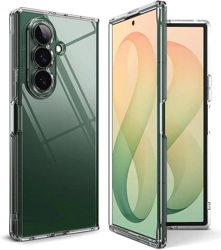 Funda Ringke para Samsung Galaxy Z Fold 8 Ultra [Fusion Clear] | Construcción liviana de precisión, bisagra abierta de perfil bajo que mantiene la forma original, parte trasera de PC dura de primera calidad y parachoques de TPU flexible