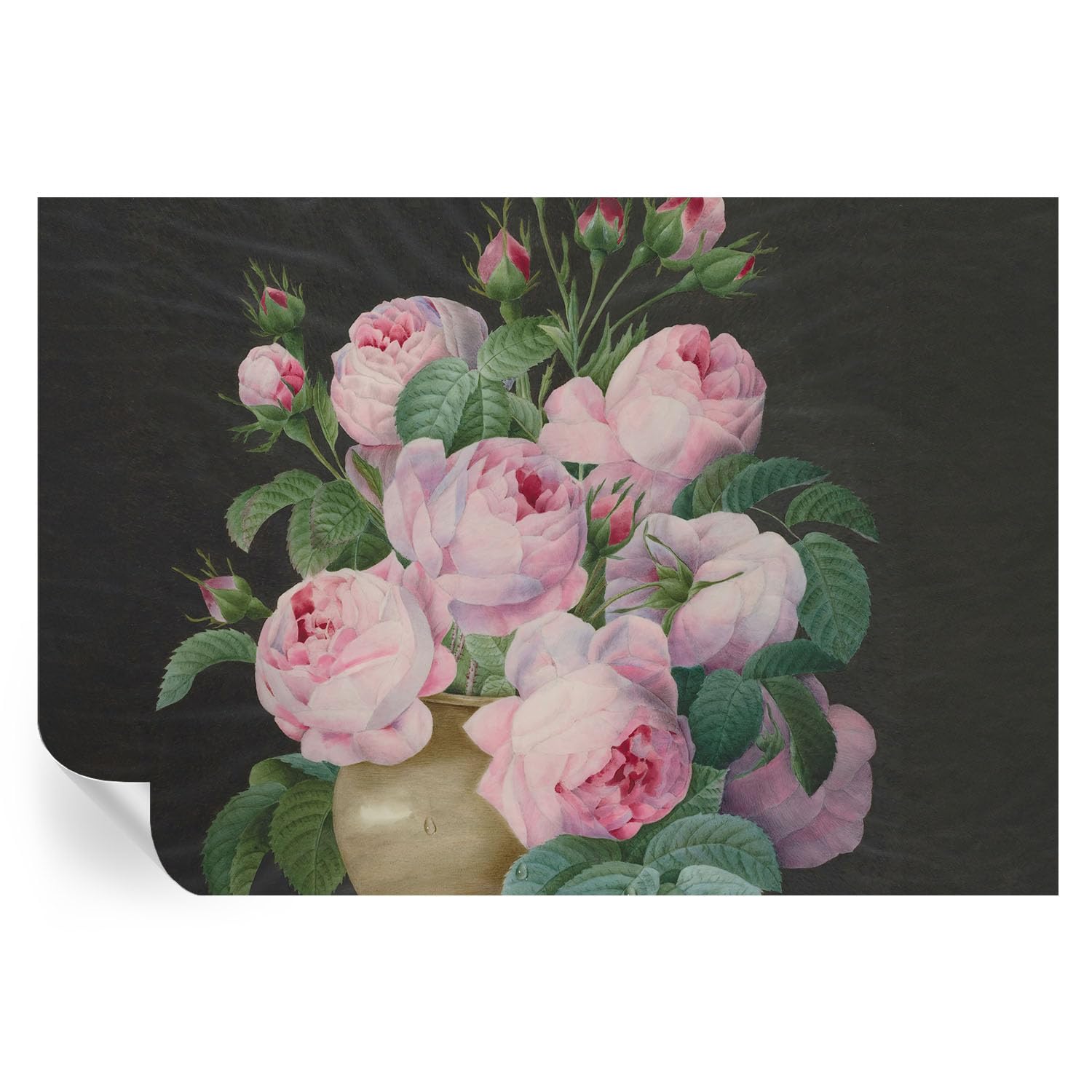 Vinilos de pared pelar y pegar 152x104 cm para transformar el salón con ilustraciones florales