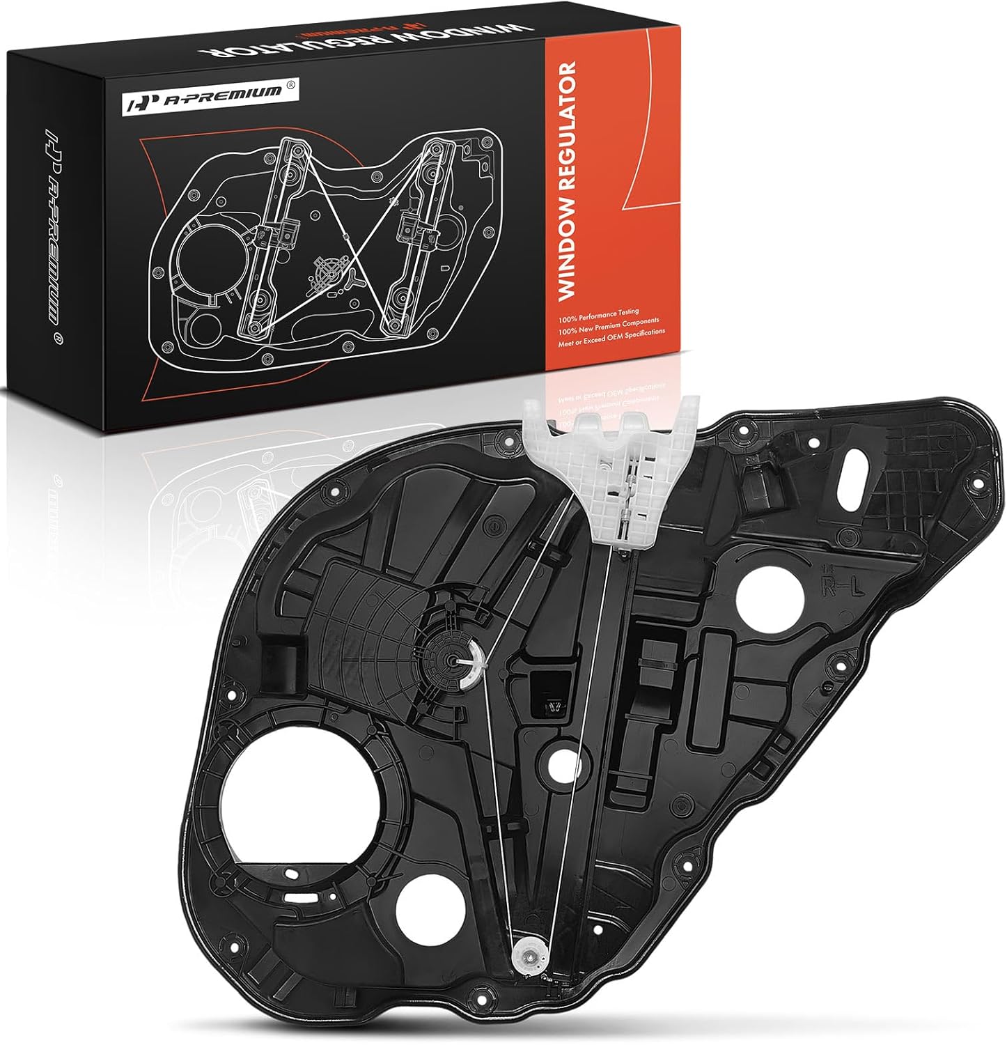 A-Premium Power Window Regulator Rear Driver Side Compatible with Kia Optima 2016(Built in USA Only), Optima 2017-2020, Without Motor