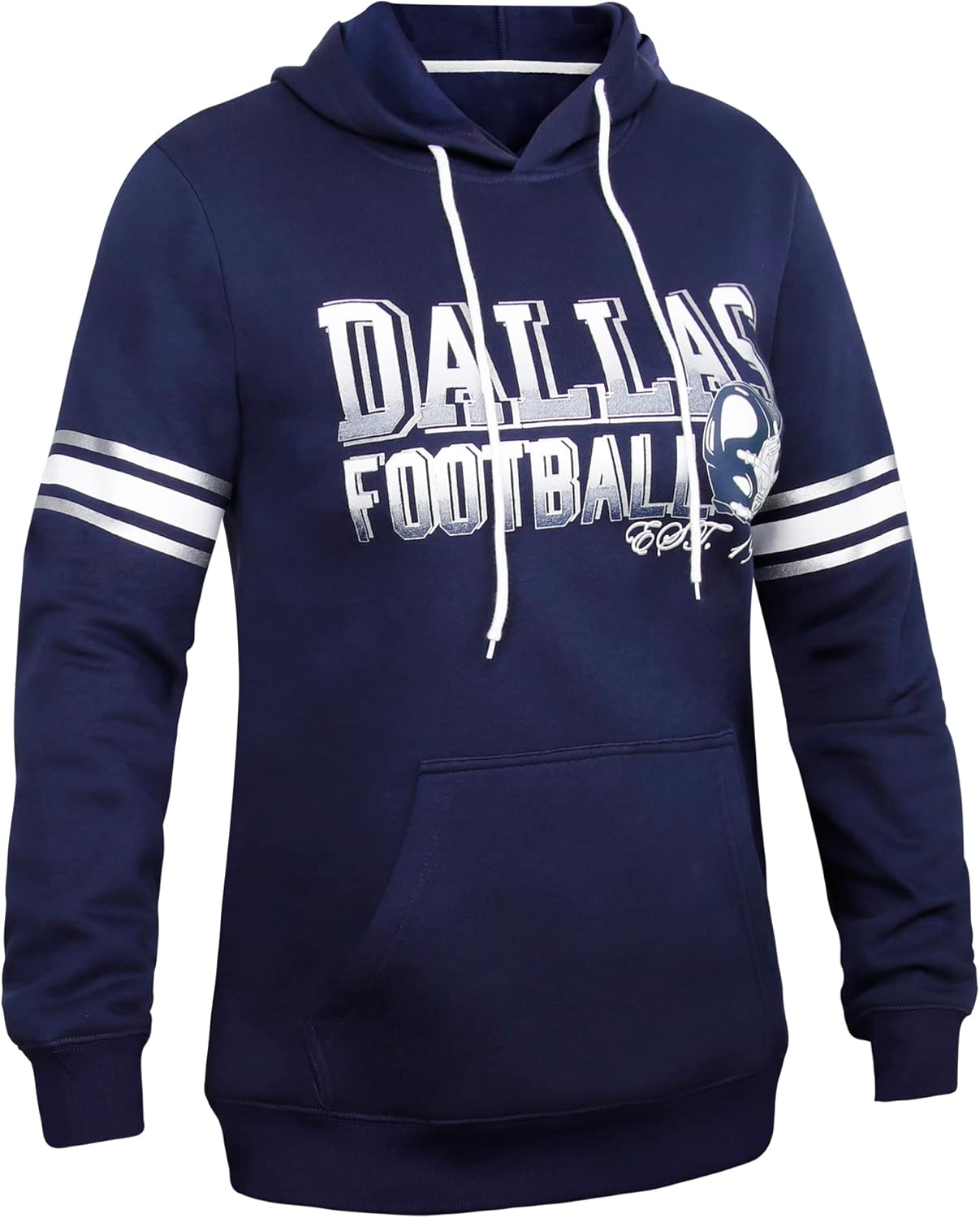 Womens City Football Classic Athletic Fleece Sweatshirts Hoodie Pullover - Image 2