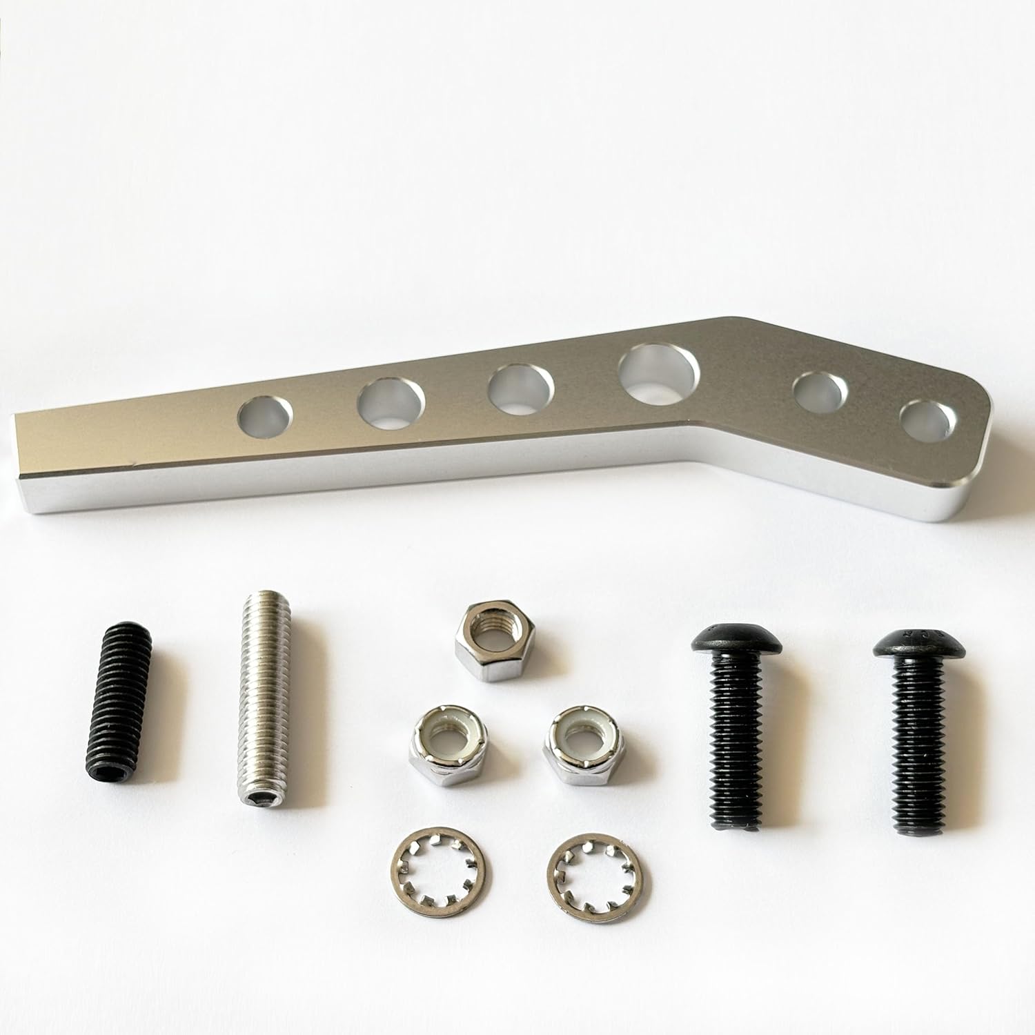 Billet Aluminum 8" Bent Shifter Handle Lever for Tremec T5 T45 T56 TKO500 V2