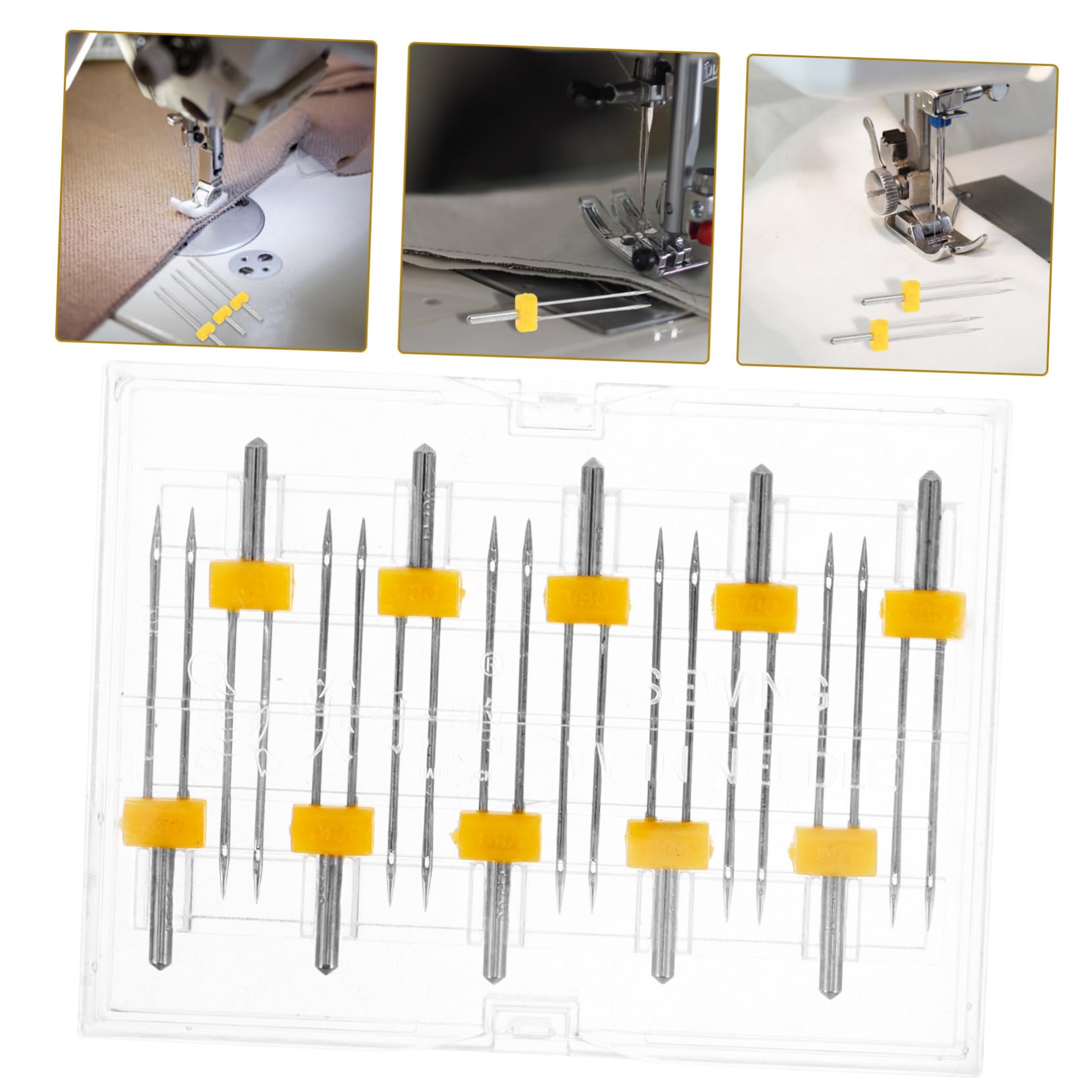 SHINEOFI 40stücke Multifunktionale Nähmaschinennadeln Robuste Langlebige Und Praktische Nähnadeln Für Stoffe Jeans Und Mehr Kompatibel Mit Meisten Nähmaschinen