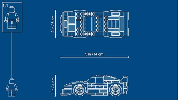 Lego Speed Champions 75890 Ferrari F40 Competizione
