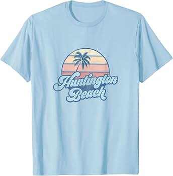 Amazon.com: Huntington Beach California CA T Shirt Vintage