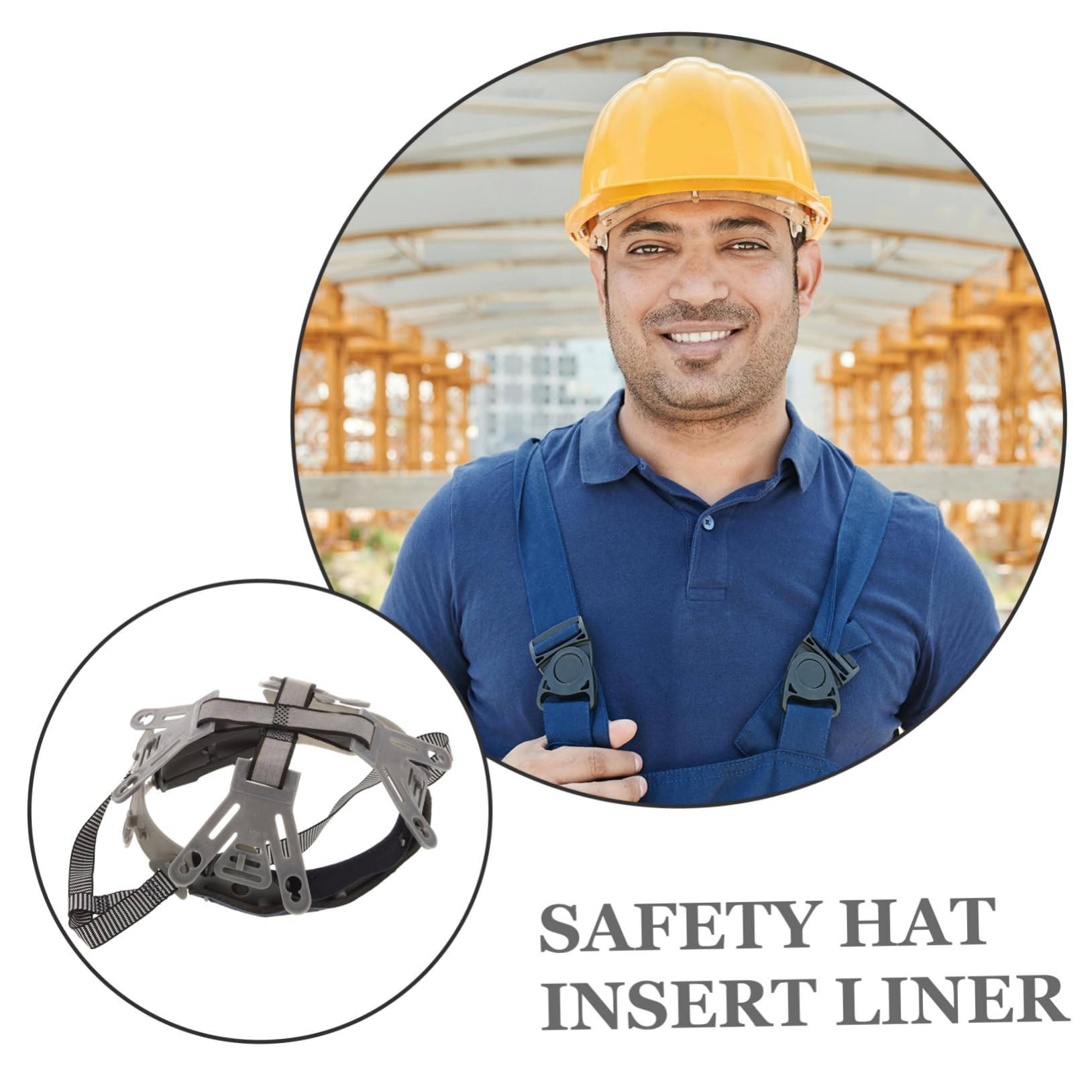 iplusmile Revestimiento de Suspensión Reemplazable Casco de Seguridad y Transpirable Construcción y Actividades
