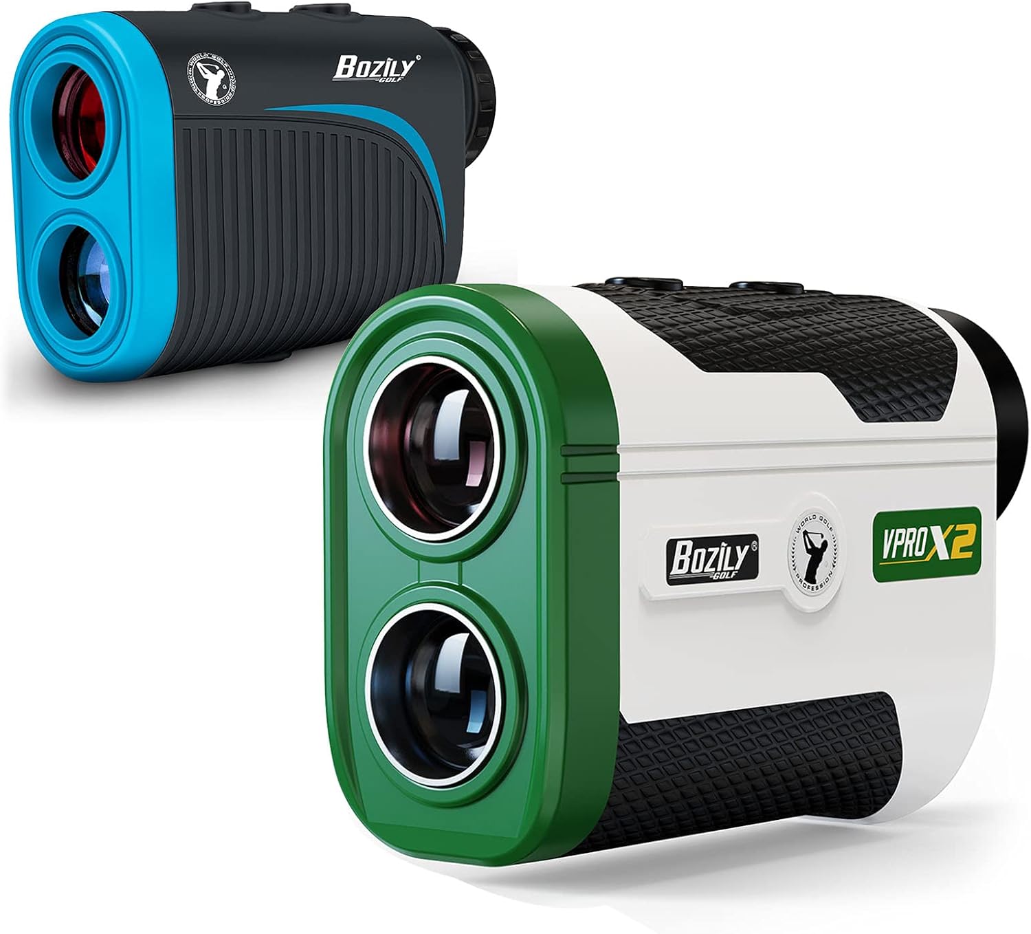 Bozily X2 Golf Rangefinder with Slope + X3 Golf Range
