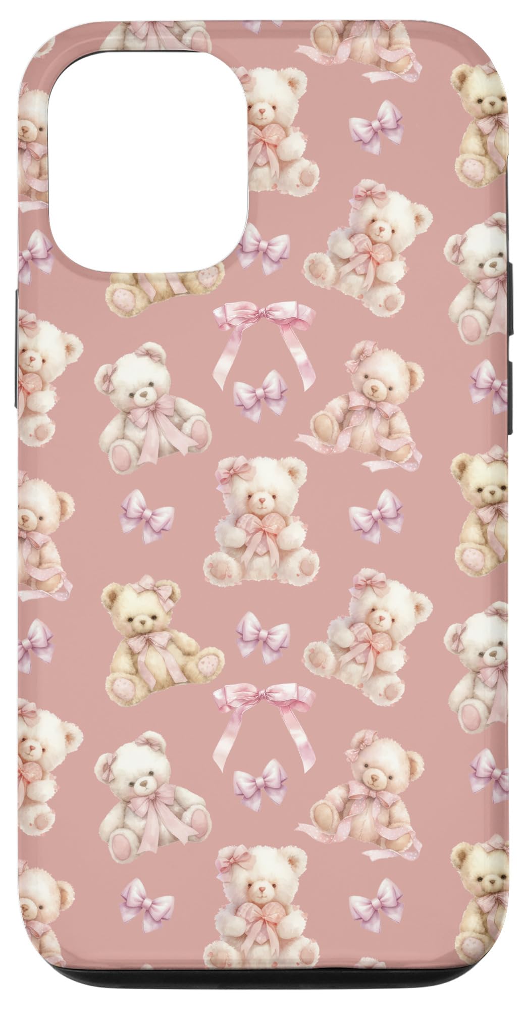 Amazon.co.jp: iPhone 15 Pro ピンクの弓とかわいいクマ