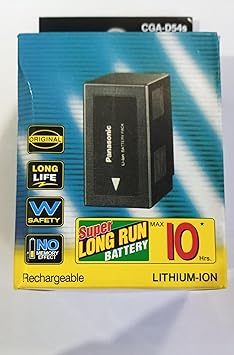 Compatible with Panasonic CGA-D54s 7.2V 5400mAh Series 6 Lithium-ion Battery (Pack of 1)