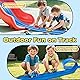INKZOO Flex Tracks 15 Ft Starter Set Flexible Race Track for Kids 3+, Flexible Car Track Race Car Ramp Track Compatible with Diecast 1/64th Cars, Portable Rolls Up Race Tracks with Strong Suction Cups Product Image 6