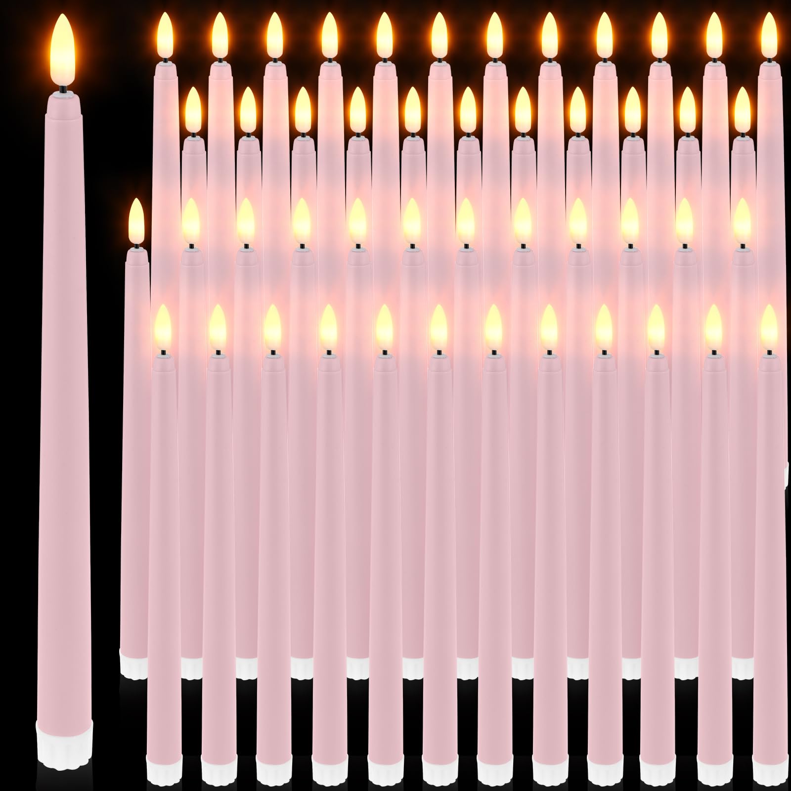Handepo Flameless Taper Candles 