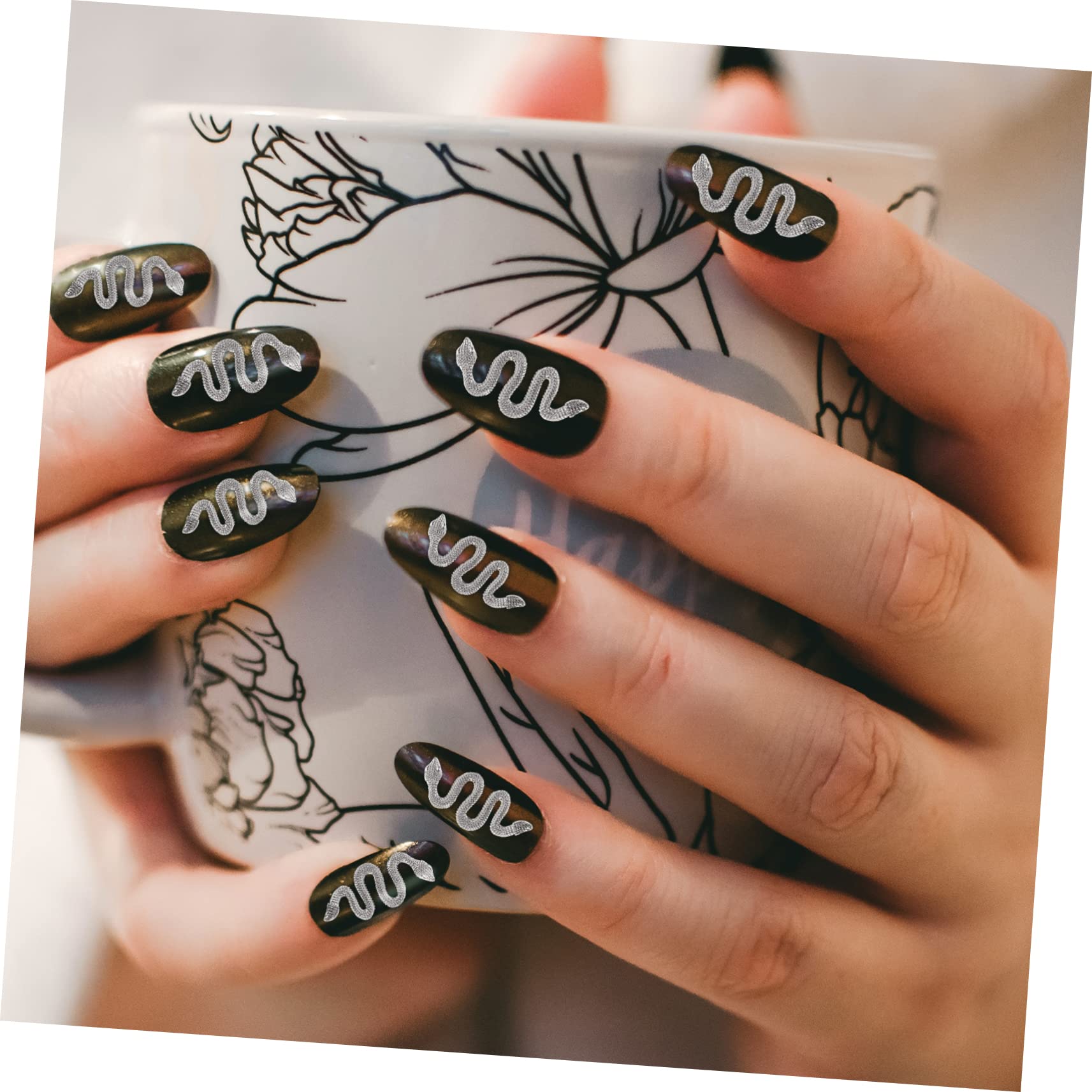 Beaupretty 40 Stück Kleine Schlangen Nagelcharms – Kreative DIY Nageldekoration Für Maniküre