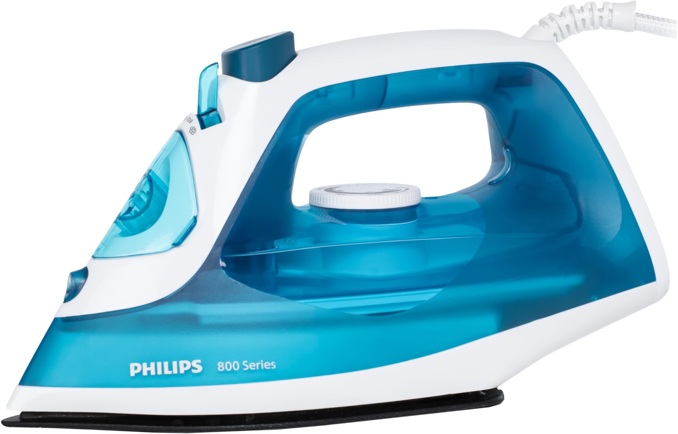 Philips Steam Iron DST0820/20 (World no. 1 Ironing Brand) Powerful 15 gm/min Steam Output with Spray, Multilayer Coated Non stick Soleplate with 1250 Watts quick Heat up, Plastic