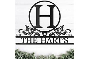 Personalized Metal Name Signs: Unique Artwork for Your Home and Heart