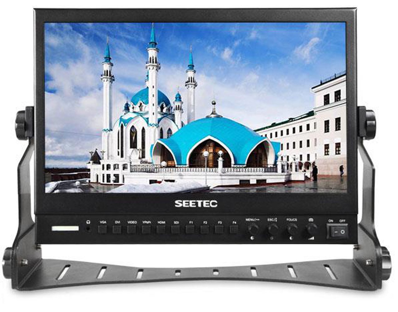 SEETECP133-9HSD 13.3 Inch Aluminum Design 4K IPS Screen Full HD 1920×1080 Pro Broadcast Monitor with 3G-SDI HDMI AV YPbPr Professional LCD Monitor
